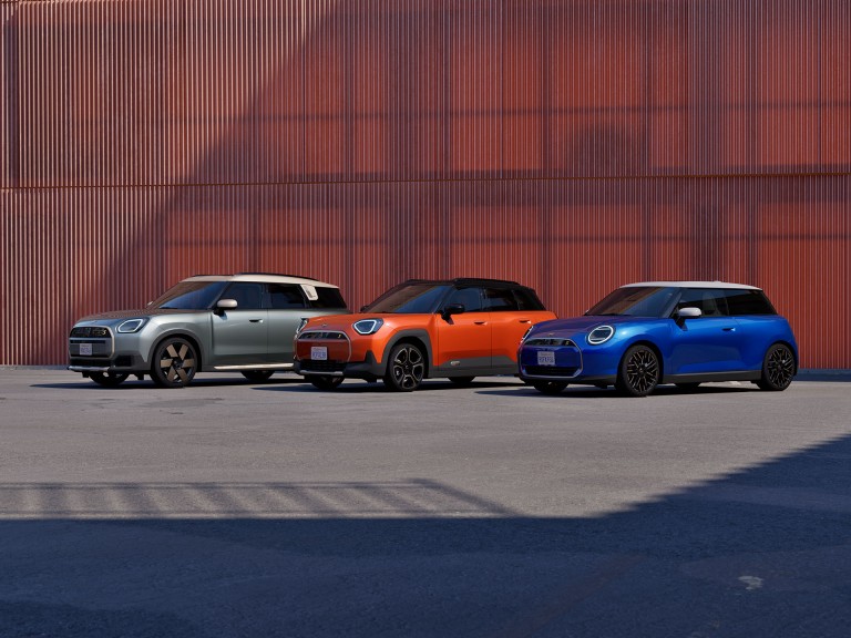 all-electric MINI Family range shot